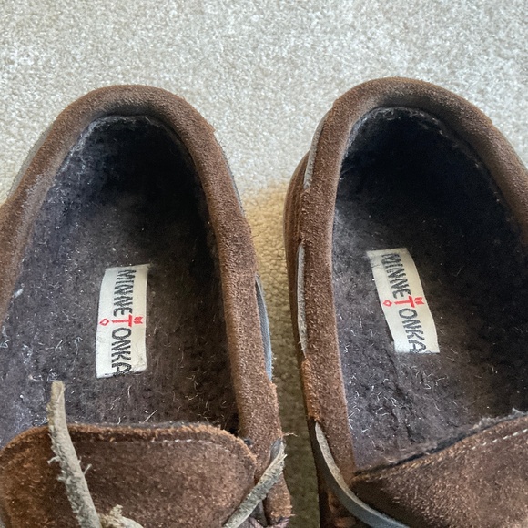 Minnetonka suede slippers size US 9 Mens - Picture 7 of 7